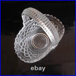 1 coupe 1 panier verre cristal art déco collection antiquité XXe France N3779 1 coupe 1 panier verre cristal art déco collection antiquité XXe France N3779