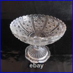 1 coupe 1 panier verre cristal art déco collection antiquité XXe France N3779 1 coupe 1 panier verre cristal art déco collection antiquité XXe France N3779