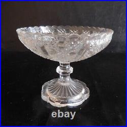 1 coupe 1 panier verre cristal art déco collection antiquité XXe France N3779 1 coupe 1 panier verre cristal art déco collection antiquité XXe France N3779