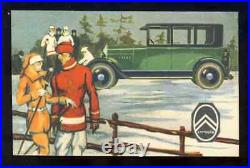 (119226) Serie complète 10 cartes postales CPA publicitaires CITROEN. Art déco