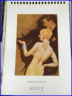 1936 RARE Portfolio George Petty Girls SPECIAL edit. Esquire pinup Art Deco