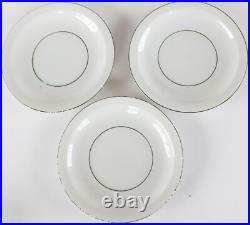3x Service Tasse de Collection Königszelt Porcelaine Rose Violette Art Déco 1928