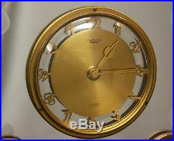 AA LANCEL PARIS 1950 pendule horloge clock 8jours réveil mécanisme swiss rare