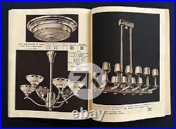 ART & LUMINAIRE HUBENS Lampe Lustre Lumière Art déco Catalogue 1934/35