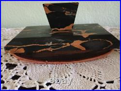 Accessoire (3) de bureau Art deco Marbre PORTO Encrier Buvard + Porte-lettres