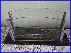 Accessoire (3) de bureau Art deco Marbre PORTO Encrier Buvard + Porte-lettres