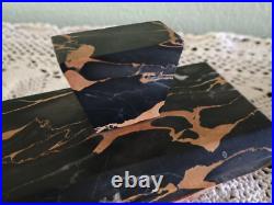 Accessoire (3) de bureau Art deco Marbre PORTO Encrier Buvard + Porte-lettres