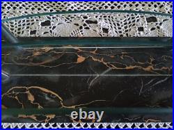 Accessoire (3) de bureau Art deco Marbre PORTO Encrier Buvard + Porte-lettres