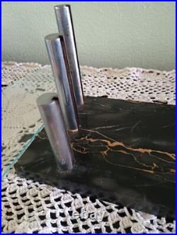 Accessoire (3) de bureau Art deco Marbre PORTO Encrier Buvard + Porte-lettres