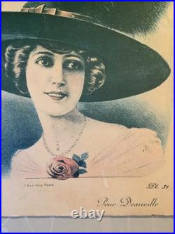 Affiche Art Déco Années Folles les chapeaux de la femme publicitaire-vintage Affiche Art Déco Années Folles les chapeaux de la femme publicitaire-vintage