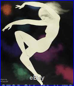 Affiche Art Déco Originale Paul Colin Georgia Graves Ballet Danse 1928