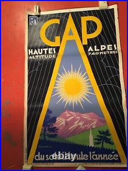 Affiche gap arts deco non entoilée