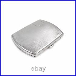 Ancien Art Déco Doré Argent Sterling Femme Cigarette Étui Ou Porte-Cartes, 79 G