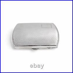 Ancien Art Déco Doré Argent Sterling Femme Cigarette Étui Ou Porte-Cartes, 79 G