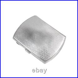 Ancien Art Déco Doré Argent Sterling Femme Cigarette Étui Ou Porte-Cartes, 79 G