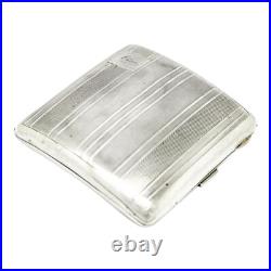 Ancien Art Déco Doré Et Argent Sterling Cigarette Porte-Cartes Inscrit Clive Ancien Art Déco Doré Et Argent Sterling Cigarette Porte-Cartes Inscrit Clive