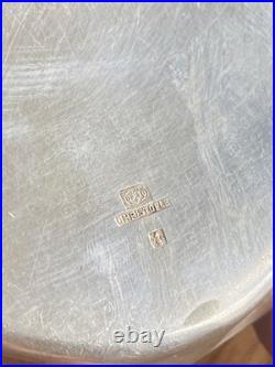 Ancien Cendrier de Christofle Luc Lanel Métal Argenté Signé De Pathé ART DECO