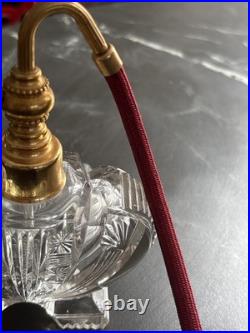 Ancien Vaporisateur De Parfum En Cristal Taillé Art Déco Marcel Franck