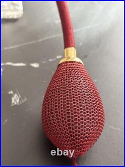 Ancien Vaporisateur De Parfum En Cristal Taillé Art Déco Marcel Franck