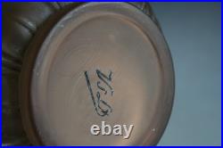 Ancien Vase Art Deco Val Saint Lambert En Verre