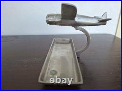 Ancien Vide-poche Cendrier Maquette Avion Art Déco Dewoitine D. 520 600g