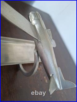 Ancien Vide-poche Cendrier Maquette Avion Art Déco Dewoitine D. 520 600g