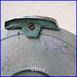 Ancien encrier ART DECO pharaon égypte toutankamon metal chromé 1930 écriture Ancien encrier ART DECO pharaon égypte toutankamon metal chromé 1930 écriture