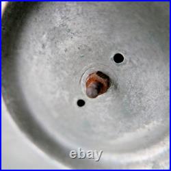 Ancien encrier ART DECO pharaon égypte toutankamon metal chromé 1930 écriture