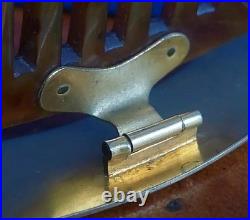 Ancien peigne diadème à cheveux Art Deco plaque rotative fashion week