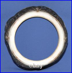 Ancien porte bol en filigrane art déco russe plaqué argent