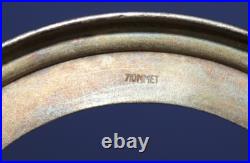 Ancien porte bol en filigrane art déco russe plaqué argent