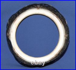 Ancien porte bol en filigrane art déco russe plaqué argent