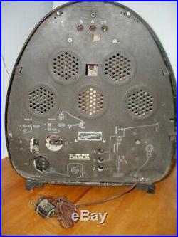 Ancien poste radio Tsf Philips 834A Bakélite Art Deco old radio post