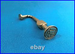 Ancien sceau double ART DECO en bronze Cachet de cire Tampon Bureau Collection