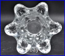 Ancien vase en cristal de VANNES Bretagne art déco design collection verrerie