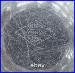 Ancien vase en cristal de VANNES Bretagne art déco design collection verrerie