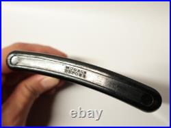 Ancienne Boîte à cigarettes automatique coulissante bakélite noire Art-Déco