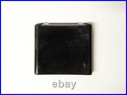 Ancienne Boîte à cigarettes automatique coulissante bakélite noire Art-Déco