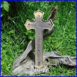 Ancienne Croix crucifix, curiosité art déco