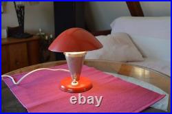 Ancienne lampe champignon de table tchèque ART DECO 1940 Napako