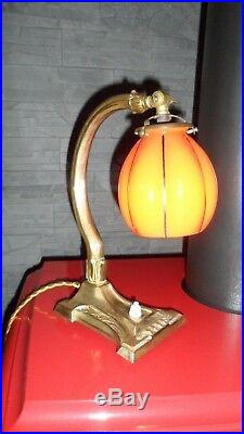 Ancienne lampe de bureau piano objet ancien art déco nouveau collection outil
