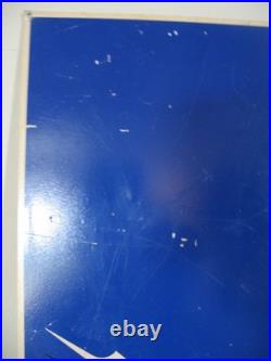 Ancienne plaque émaillée LIP Montre Horlogerie Art Déco 45 x 30 cm