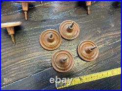 Anciens boutons / poignées de tiroir / porte en cuivre ART DÉCO 20ème siècle