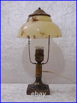 Antique Art Déco Design Lampe de Table Lampe Abat-Jour Marbre Vintage