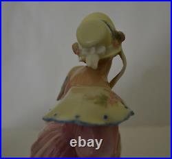 Antique Art Deco KARL ENS Allemagne porcelaine Dancing Lady figurine