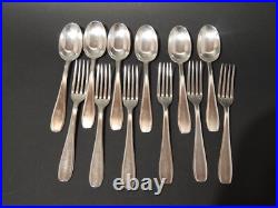 Antique Art Déco Lot 18 Coutellerie Français Argenterie Sfam Maillechort Argent Antique Art Déco Lot 18 Coutellerie Français Argenterie Sfam Maillechort Argent