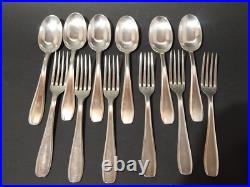 Antique Art Déco Lot 18 Coutellerie Français Argenterie Sfam Maillechort Argent