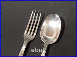 Antique Art Déco Lot 18 Coutellerie Français Argenterie Sfam Maillechort Argent