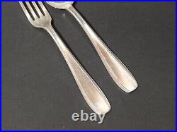 Antique Art Déco Lot 18 Coutellerie Français Argenterie Sfam Maillechort Argent