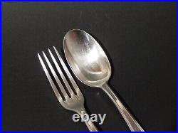 Antique Art Déco Lot 18 Coutellerie Français Argenterie Sfam Maillechort Argent
